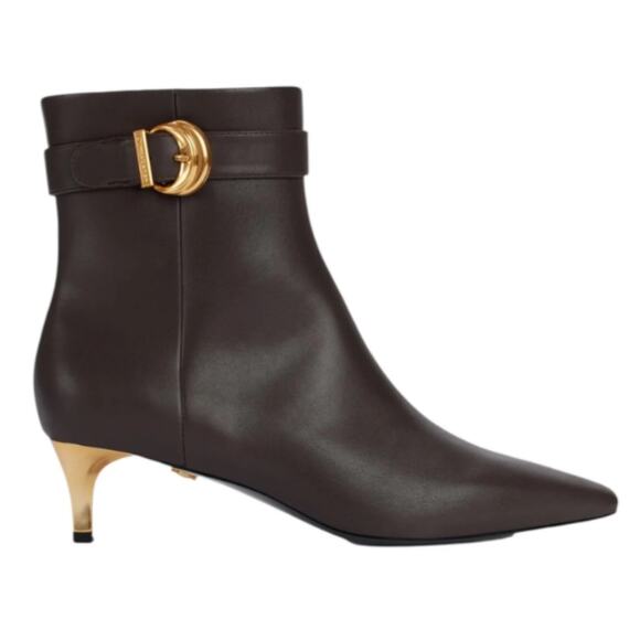 Donna Karan New York Shoes - NEW Donna Karan New York Clair High Heel Ankle Booties Chocolate Brown Size 8